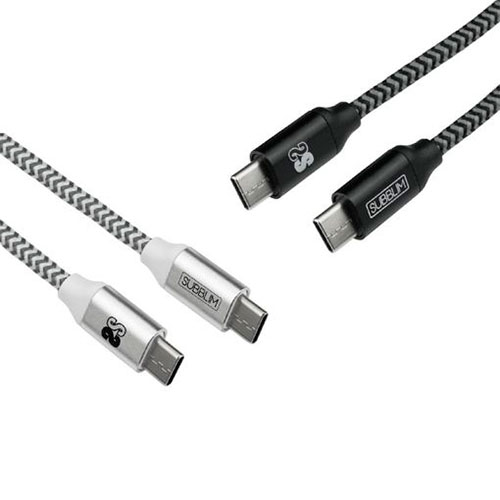 Cable usb c a usb c 2x premium subblim 1m aluminio