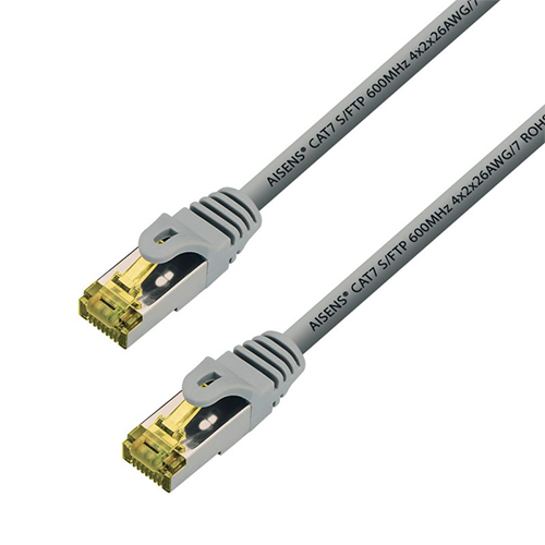 Cable de red 15m aisens rj45 cat7 10000mbit/s gris