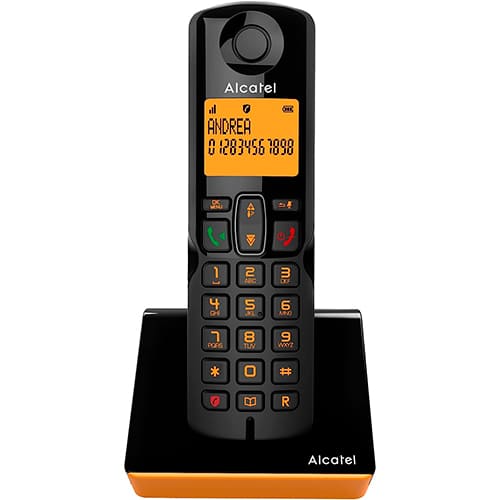Teléfono dect alcatel s280 naranja