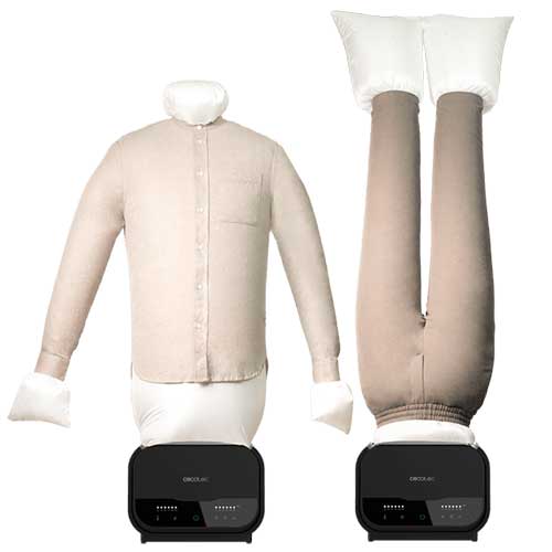 Maniqui secado y planchado ropa 1200w cecotec 8500 ironhero 1200 mannequin dry temporizador control tactil todo tipo ropa
