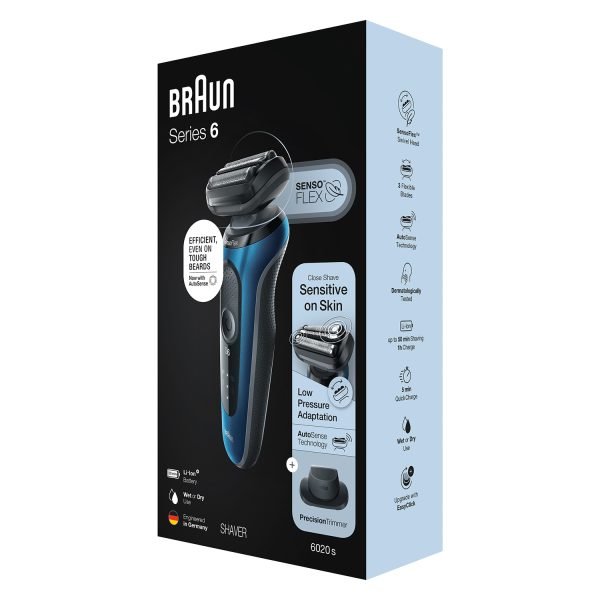 AFEITADORA BRAUN 61-B1200s SEC/MOJ., RECORTADOR, ESTUCHE - Imagen 11