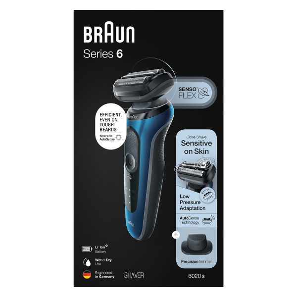 AFEITADORA BRAUN 61-B1200s SEC/MOJ., RECORTADOR, ESTUCHE - Imagen 12