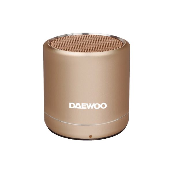 ALTAVOZ PORTATIL DAEWOO DBT-212 BLUETOOTH 5W DORADO - Imagen 2