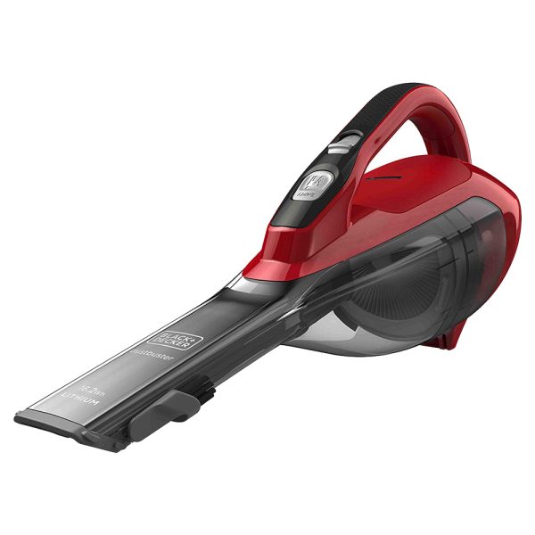 ASPIRADOR MANO BLACK&DECKER DVA315J 10,8V ROJO - Imagen 5