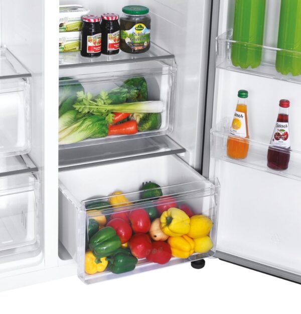 AMERICANO CANDY CHSVN-174X 177X91 NF E INVERTER DISP. 532L INOX - Imagen 8