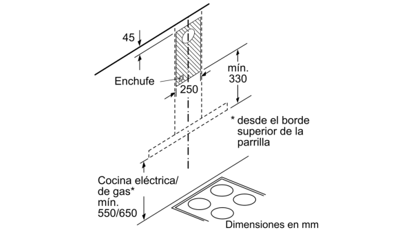 .AT.CAMPANA BALAY 3BC067EX 60CM INOX 730M3/H - Imagen 7