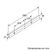 .AT.CAMPANA BALAY 3BT840X TELESC.60CM INOX 400 M/H - Imagen 3