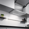 .AT.CAMPANA DECORATIVA INTEGRABLE AEG DPE5660M 60CM 445M/H INOX - Imagen 4