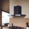 .AT.CAMPANA HAIER HATS9CBS2XWIFI 90CM A+ NGO MARCO INOX 806M3/H WIFI - Imagen 7