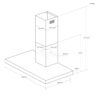 .AT.CAMPANA HAIER HATS9CBS4B 90CM A+ NGA 806M3/H - Imagen 8