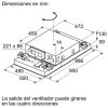 .AT.CAMPANA TECHO BALAY 3BE296HW 90CM B BCA 734M3/H - Imagen 7