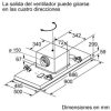 .AT.CAMPANA TECHO SIEMENS LR96CBS20 90CM B BCO 745M3/H - Imagen 4