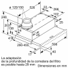 .AT.CAMPANA TELESC. BALAY 3BT264MX 60CM B GRIS.METAL 389M3/H - Imagen 12