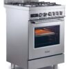 .AT.COCINA COMPACTA HAIER HGM64TC1X INOX 4F HORNO ELECT. 60CM - Imagen 4