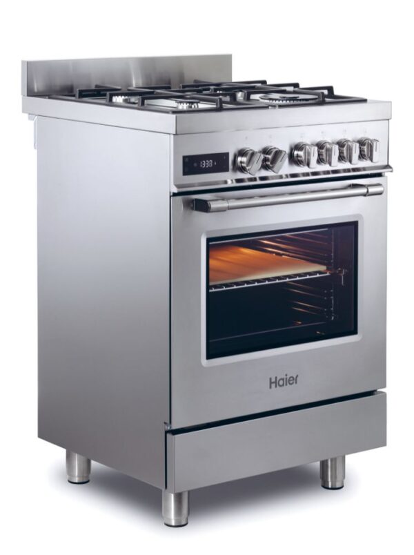 .AT.COCINA COMPACTA HAIER HGM64TC1X INOX 4F HORNO ELECT. 60CM - Imagen 4