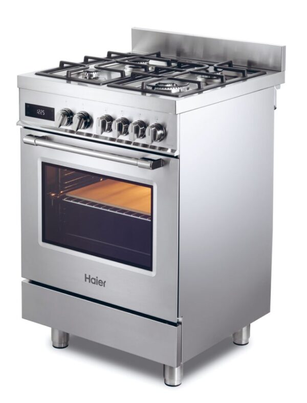 .AT.COCINA COMPACTA HAIER HGM64TC1X INOX 4F HORNO ELECT. 60CM - Imagen 6