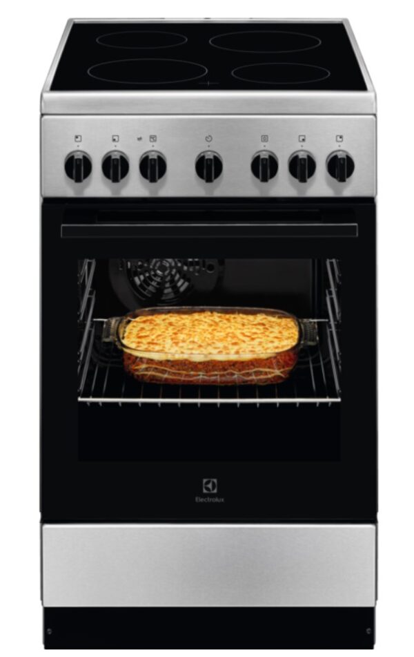 .AT.COCINA ELECTROLUX LKR540066X VITRO 4F C/HORNO ELECT. 50X60 INOX