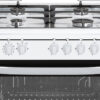 .AT.COCINA SVAN SKGW4601 59,8X61 4F C/WOK BCO T.CRISTAL - Imagen 6