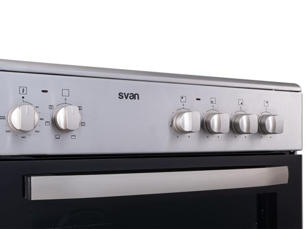 .AT.COCINA SVAN SKV4600X C/HORNO.ELECT. VITRO 59,8X61 4F INOX - Imagen 4