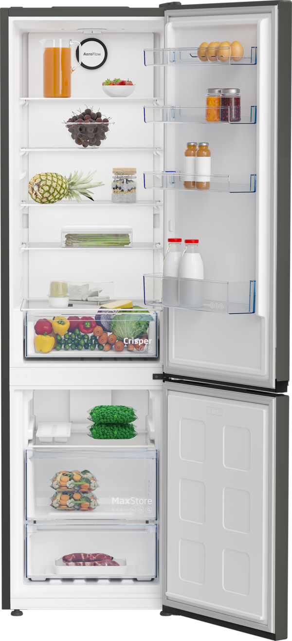 .AT.COMBI BEKO B1RCNE404G 203X60 NF E 355L GRIS MANHATTAN - Imagen 3