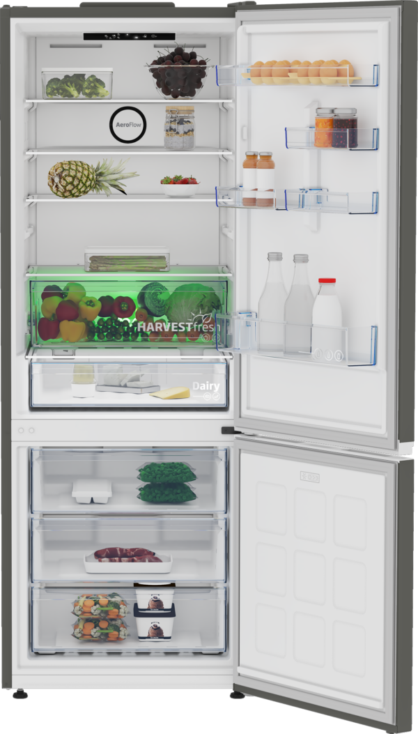 COMBI BEKO B3RCNE564HG 192X70 NF E WIFI 490L GRIS MANHATTAN - Imagen 4