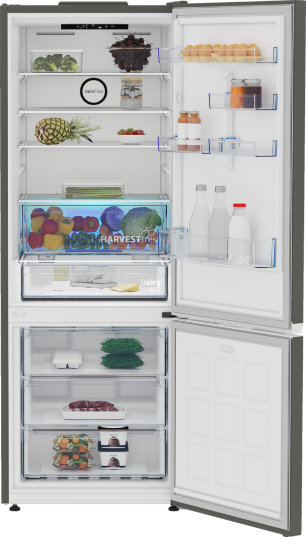 COMBI BEKO B3RCNE564HG 192X70 NF E WIFI 490L GRIS MANHATTAN - Imagen 6
