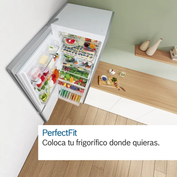 .AT.COMBI BOSCH KGN362IDA 186X60 NF D 326L INOX - Imagen 6