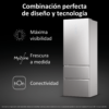 .AT.COMBI FRENCH DOOR HAIER HTW7720BNMM 201X70 NF B INVERTER DISP.486 - Imagen 22