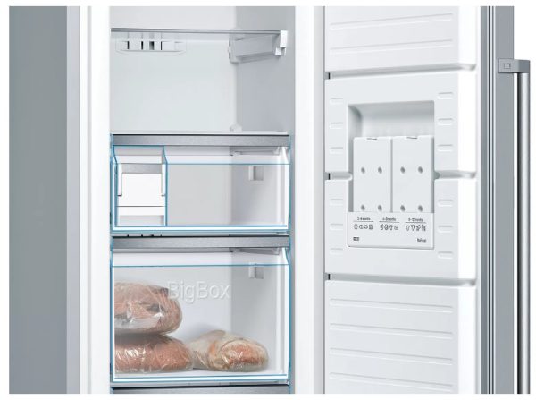 .AT.CONGELADOR VERTICAL BOSCH GSN36BIEP 186X60 NF E DISP INOX 242L - Imagen 4