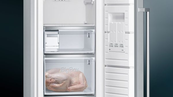 .AT.CONGELADOR VERTICAL SIEMENS GS36NAIEP 186X60 NF E INOX 242L - Imagen 5