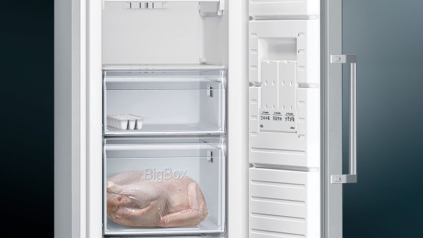 .AT.CONGELADOR VERTICAL SIEMENS GS36NVIEP 186X60 NF E 242L INOX - Imagen 5