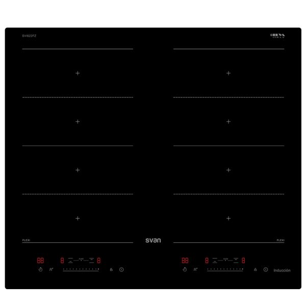 .AT.ENCIMERA INDUCCION SVAN SVI622FZ FLEXIZONE 7200W 4F. - Imagen 2