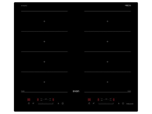 .AT.ENCIMERA INDUCCION SVAN SVI622FZ FLEXIZONE 7200W 4F.