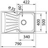 .AT.FREGADERO TEKA 115120034 STARBRIGHT 45 E-XP 1C 1E D (contract) - Imagen 4