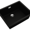 .AT.FREGADERO TEKA 115230051 TEGRANITE RADEA R10 50.40 M-TG NEGRO - Imagen 2