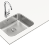 .AT.FREGADERO TEKA BE 50.40 MAX BAJO ENCIMERA INOX 115010031 - Imagen 5