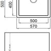 .AT.FREGADERO TEKA FORSQUARE 50.40 TG 115230009 - Imagen 3