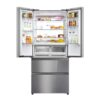 .AT.FRENCH DOOR HAIER HFR7819ENGC 190X83 NF E INVERTER DISP.504L CRIS - Imagen 3