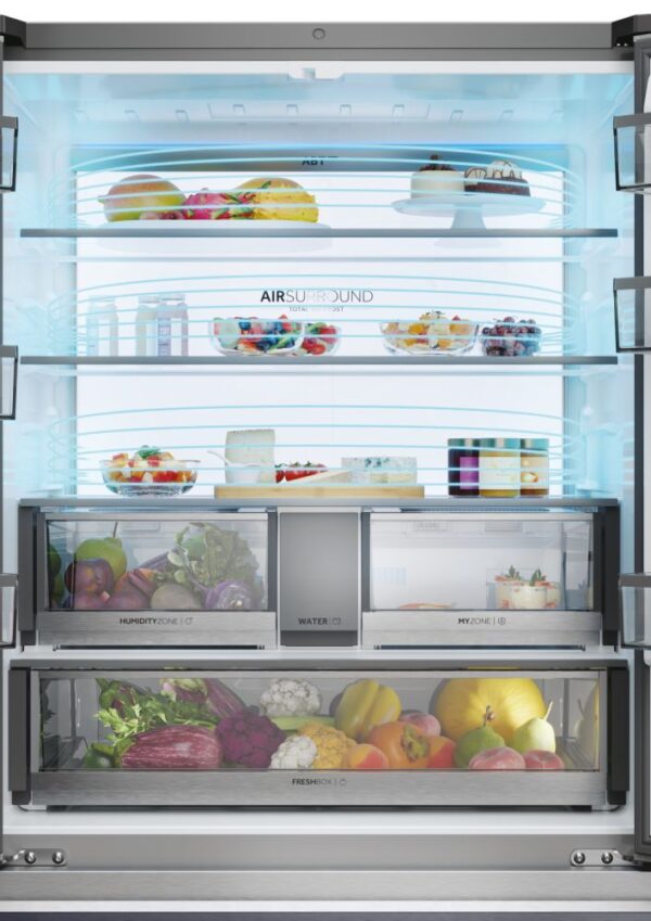 .AT.FRENCH DOOR HAIER HFR79F19EFGK 190,5X90,5 NF E INVERTER 703L CRIS - Imagen 14