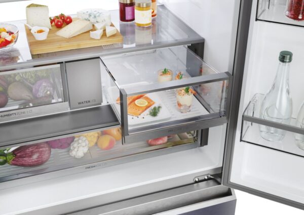 .AT.FRENCH DOOR HAIER HFR79F19EFGK 190,5X90,5 NF E INVERTER 703L CRIS - Imagen 5
