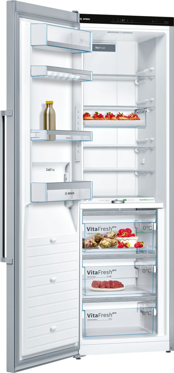 .AT.FRIGO 1P BOSCH KSF36PIDP 186X60 NF D INOX 300L - Imagen 5