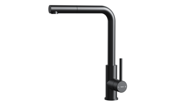 .AT.GRIFO TEKA 116020023 UNI 9331 MONOMANDO EXTRAIBLE NEGRO