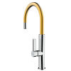 .AT.GRIFO TEKA 116030034 FORMENTERA TOP FOT 995 CROMO/BRASS - Imagen 3