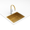 .AT.GRIFO TEKA 116030034 FORMENTERA TOP FOT 995 CROMO/BRASS - Imagen 5