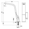 .AT.GRIFO TEKA IC915 CROMO 339150200 - Imagen 2