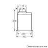 .AT.GRUPO FILTRANTE BALAY 3BF859XP 86CM INOX 790M3/H - Imagen 2