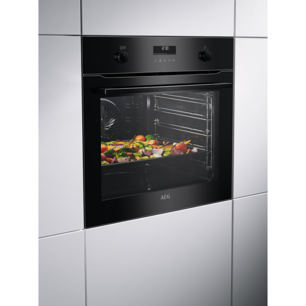 .AT.HORNO AEG BPK535060B MULT.9 A+ PIRO. 72L NGO - Imagen 2