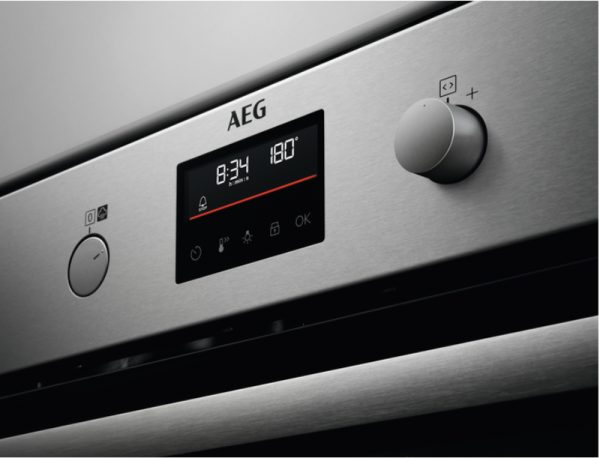 .AT.HORNO AEG BPS35516XM MULTIF.9 PIROL.A+ INOX - Imagen 4