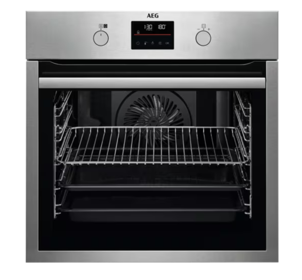 .AT.HORNO AEG BPS35516XM MULTIF.9 PIROL.A+ INOX