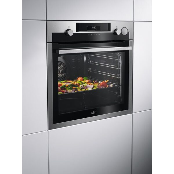 .AT.HORNO AEG BSS578271M MULTI.9 A+ INOX PIRO 72L STEAMCRISP - Imagen 6